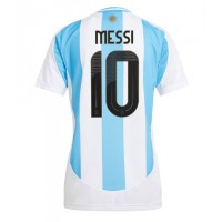Dres Argentína Lionel Messi #10 Domáci pre Ženy Copa America 2024 Krátky Rukáv